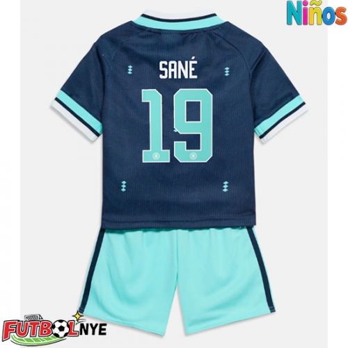Camiseta Alemania Leroy Sane #19 Visitante Equipación para niños Mundial 2026 manga corta (+ pantalones cortos)